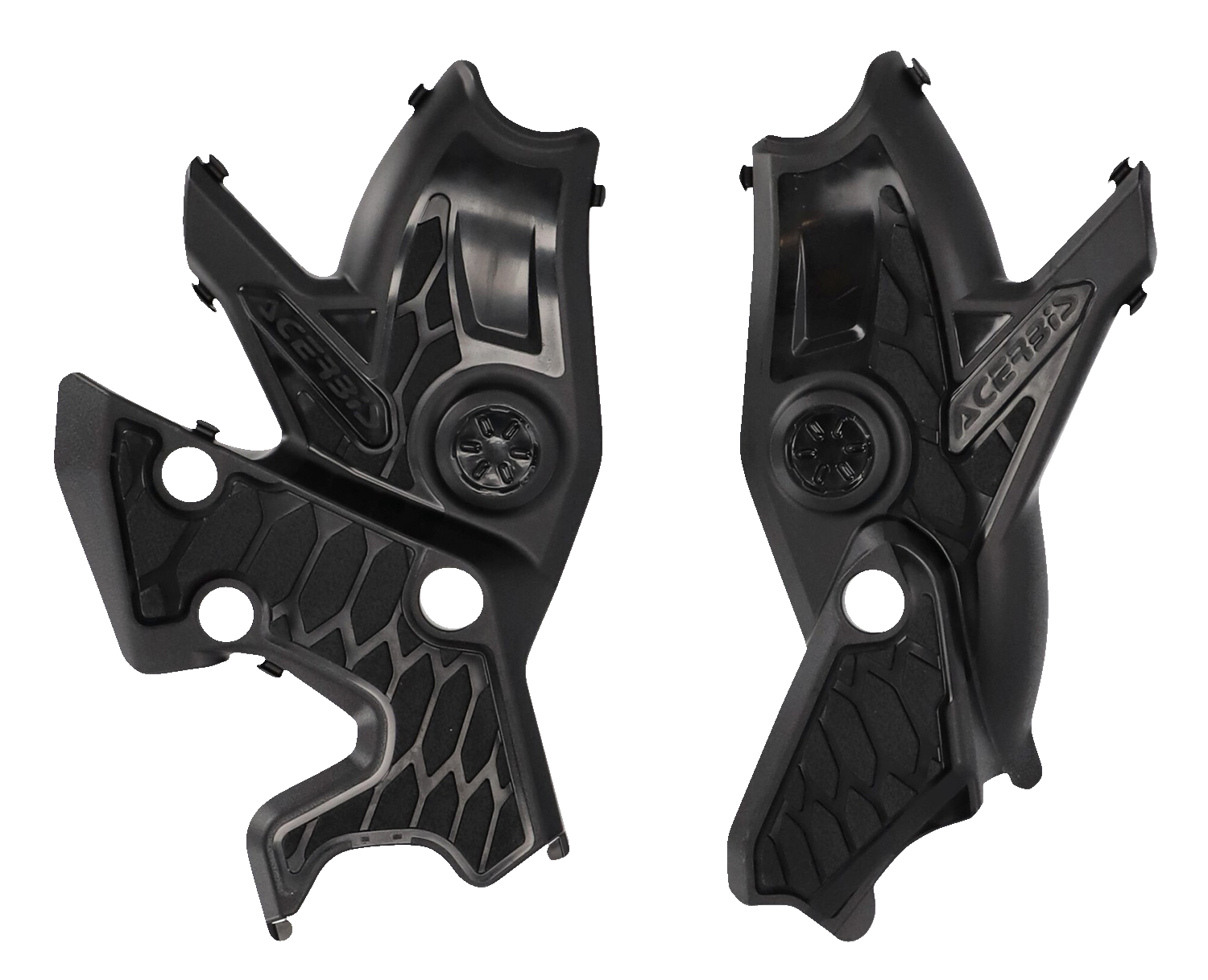 ACERBIS X-Grip Frame Guards - Black - Tenere 700 2911460001