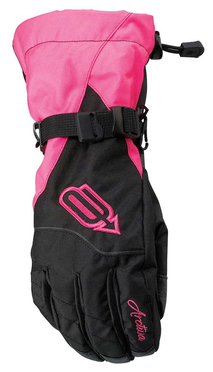 ARCTIVA Women's Pivot Classic Gloves - Black/Pink - XS 3341-0428