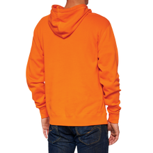 100% Hoodie Icon - Orange - Large 20029-00022