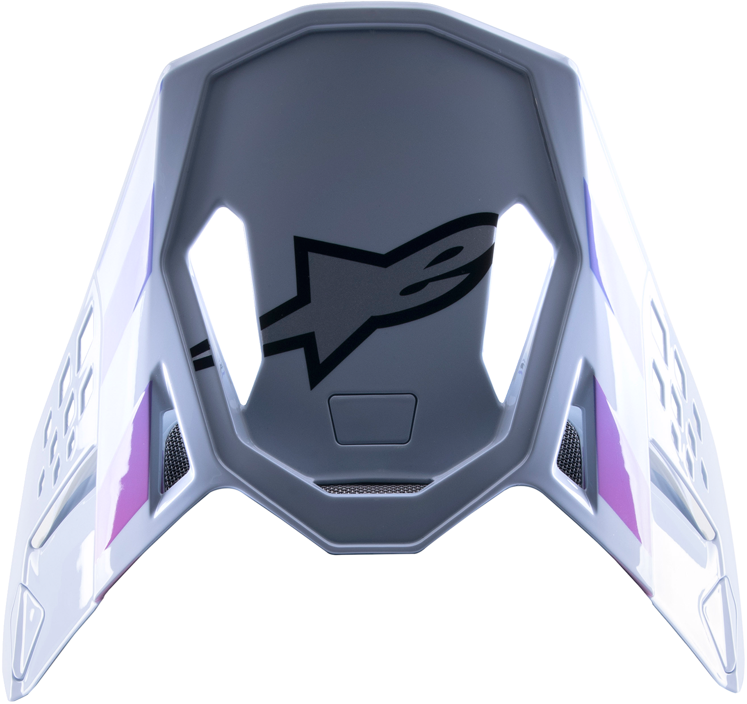 ALPINESTARS Supertech M10 Visor - Daytona - Haze Gray/Orange Fluo/Rhodamine 8982723-9243
