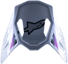 ALPINESTARS Supertech M10 Visor - Daytona - Haze Gray/Orange Fluo/Rhodamine 8982723-9243