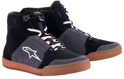 ALPINESTARS Chrome Shoes - Black/Asphalt/Gum Blue - US 9 / EU 42 251232211729