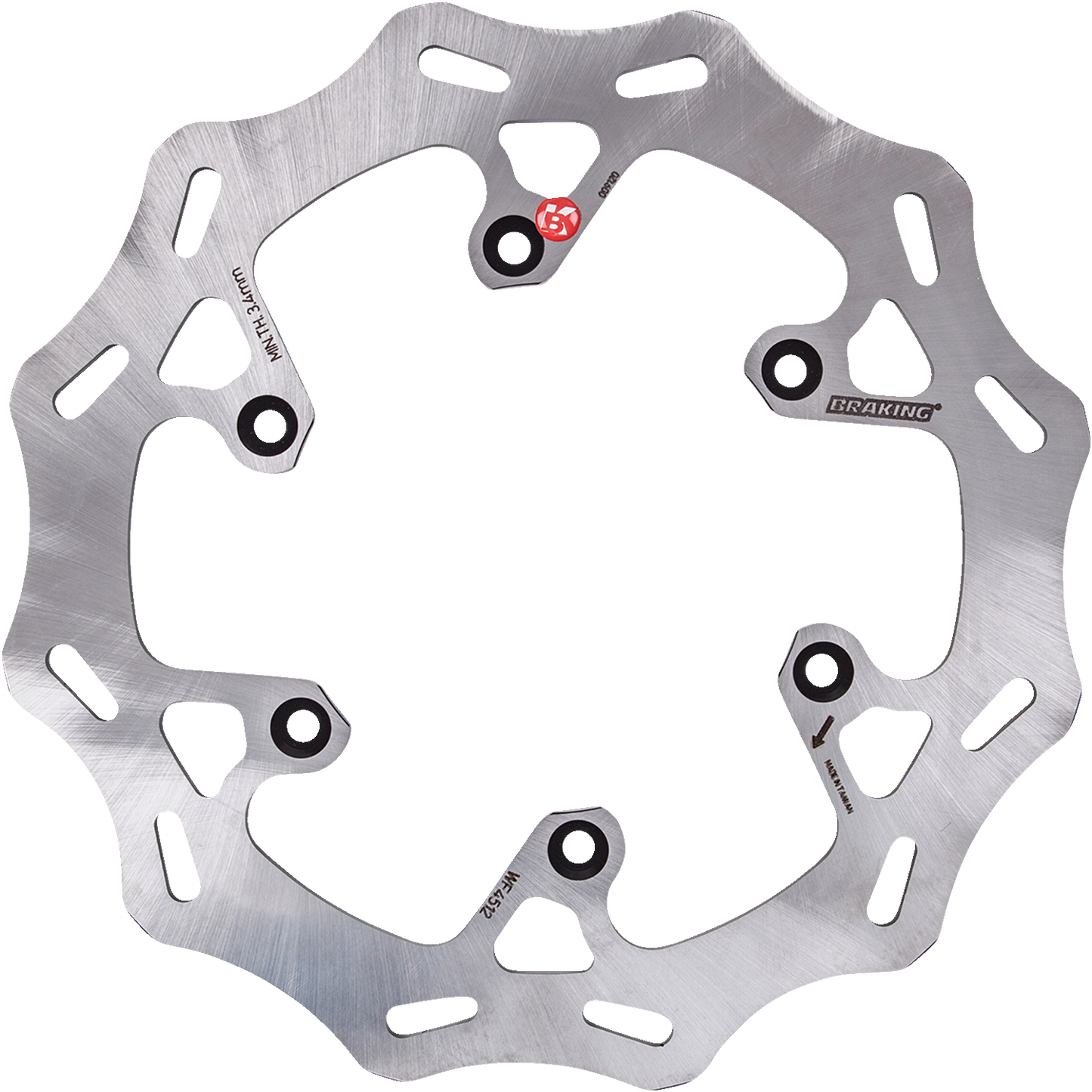 BRAKING Batfly Rotor - Rear - Yamaha WF4512
