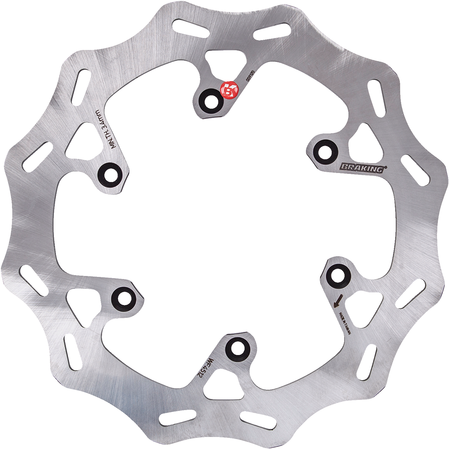 BRAKING Batfly Rotor - Rear - Yamaha WF4512