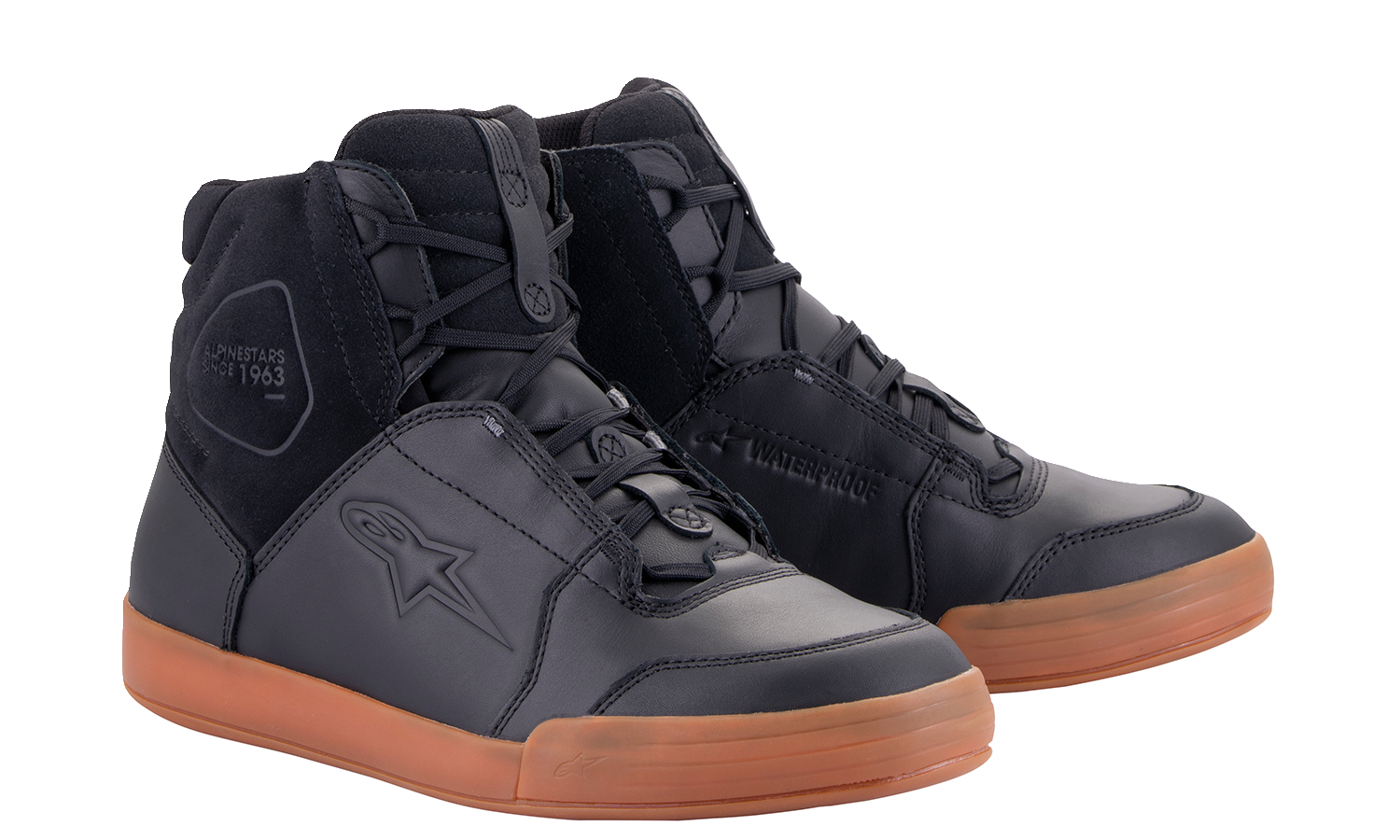 ALPINESTARS Chrome Shoes - Waterproof - Black/Brown - US 8.5 / EU 41 2543123118985