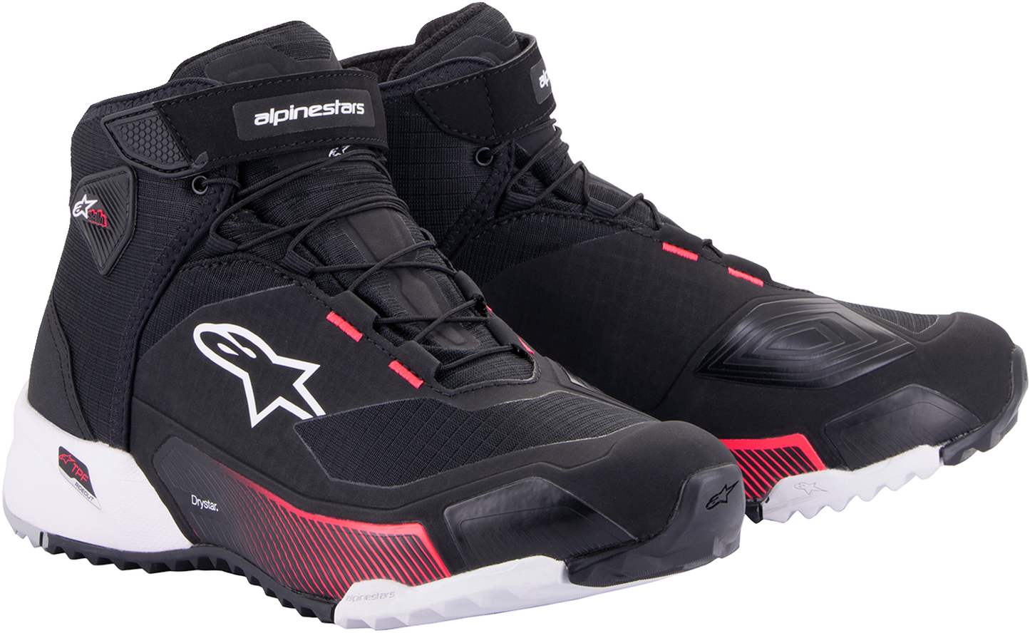 ALPINESTARS Stella CR-X Drystar® Shoes - Black/White/Pink - US 11 2611523183211