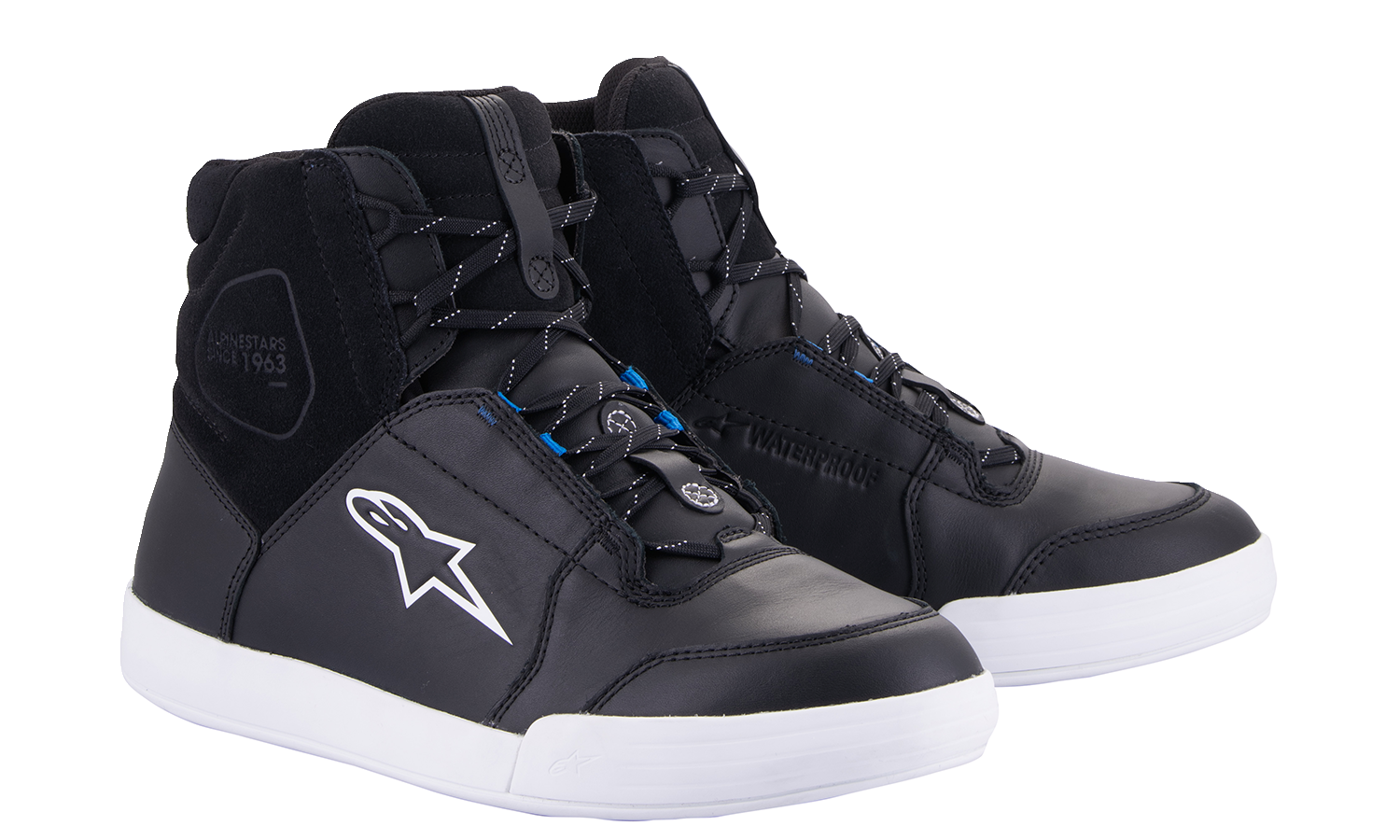 ALPINESTARS Chrome Shoes - Waterproof - Black/White - US 11.5 / EU 45 2543123-157-115