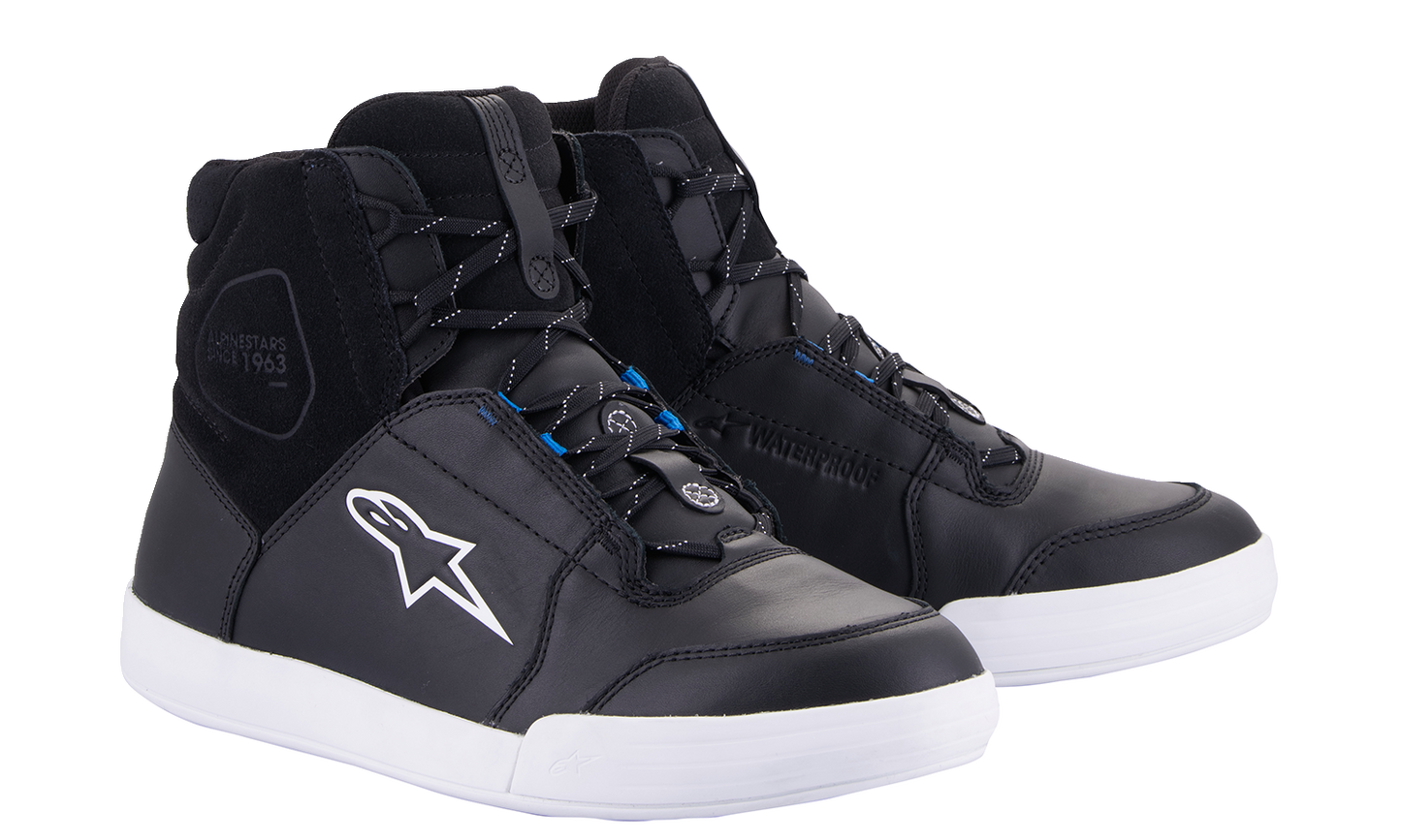 ALPINESTARS Chrome Shoes - Waterproof - Black/White - US 12 / EU 45.5 2543123-157-12
