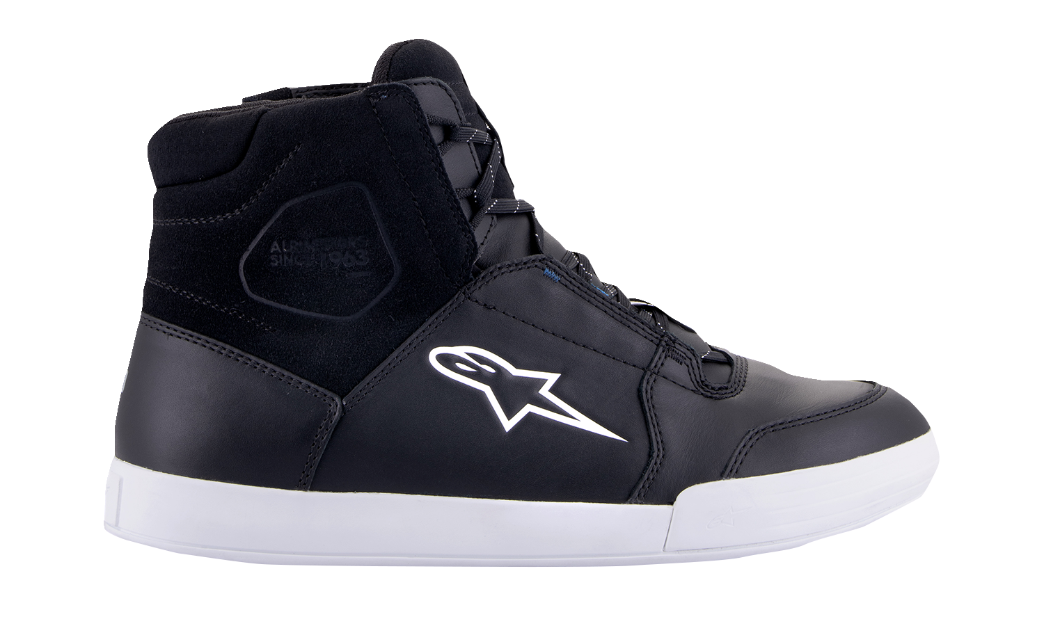 ALPINESTARS Chrome Shoes - Waterproof - Black/White - US 12 / EU 45.5 2543123-157-12