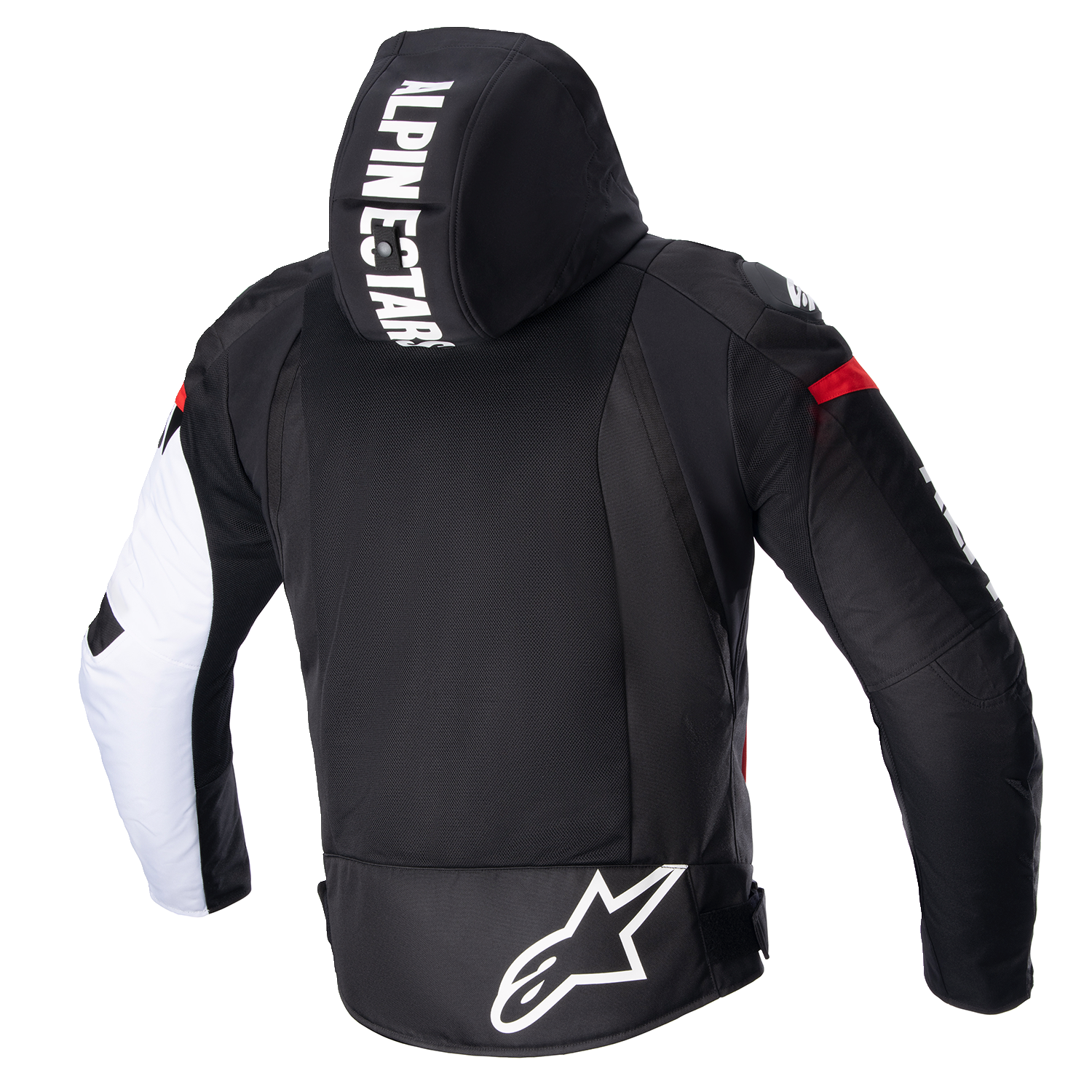 ALPINESTARS Zaca Air Jacket - Black/White/Red Fluo - XL 3306423-1231-XL