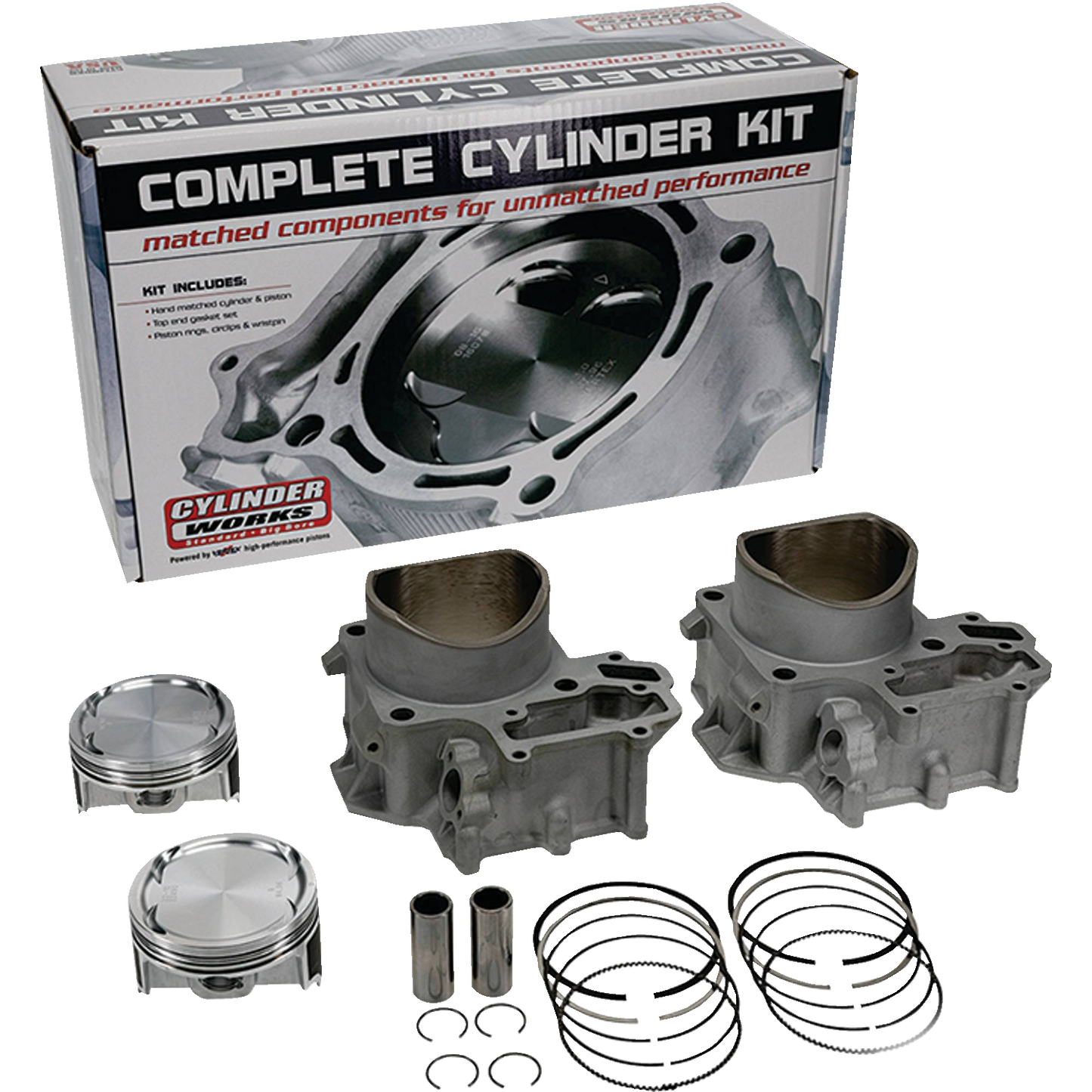 CYLINDER WORKS Cylinder Kit - High Compression - 85.00 mm - Kawasaki CW30013K04HC