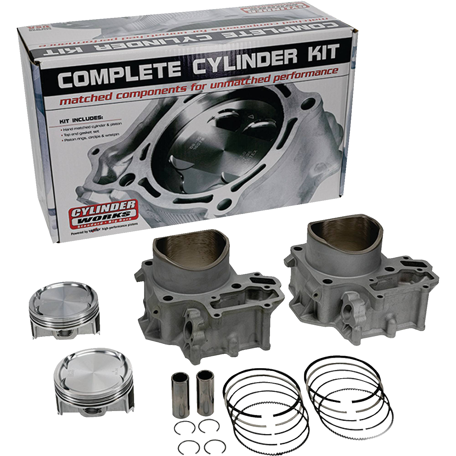 CYLINDER WORKS Cylinder Kit - High Compression - 85.00 mm - Kawasaki CW30013K04HC