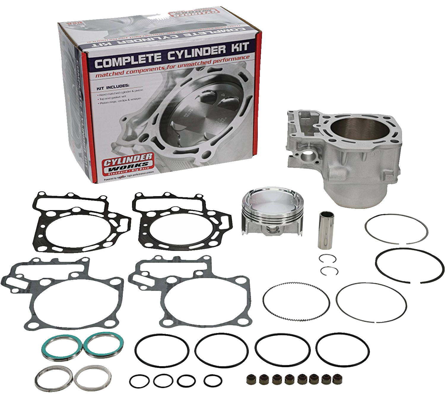 CYLINDER WORKS Cylinder Kit - High Compression - 85.00 mm - Kawasaki CW30014K03HC
