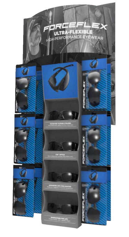 FORCEFLEX 12-Peice Slatwall Display SLT24-001