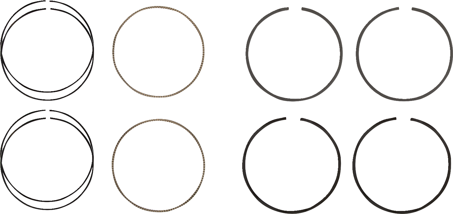 HASTINGS Piston Rings - 107" Motor - 3.937" Standard - M8 2C5231