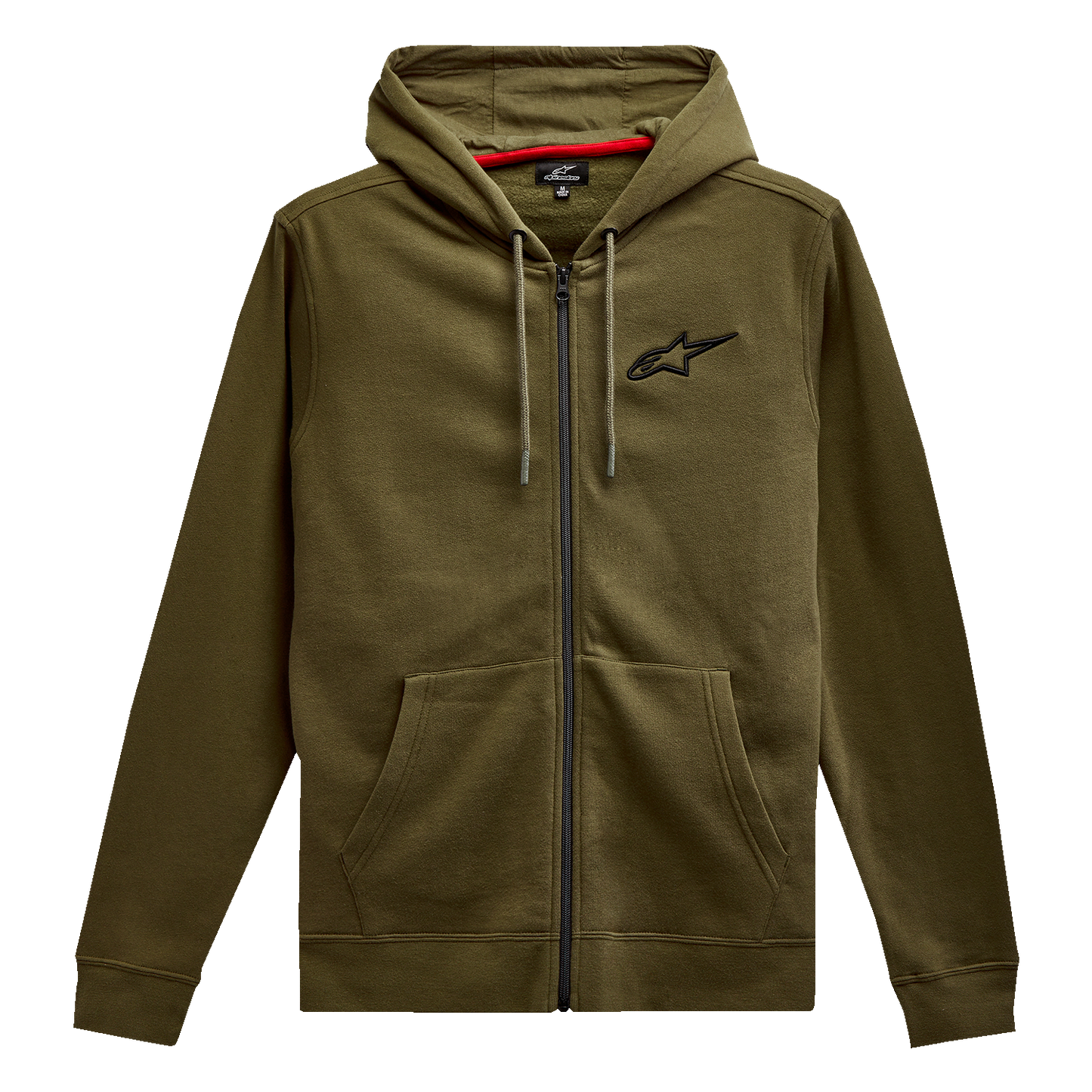 ALPINESTARS Ageless Zip Hoodie - Military/Black - Medium 1212536006910M