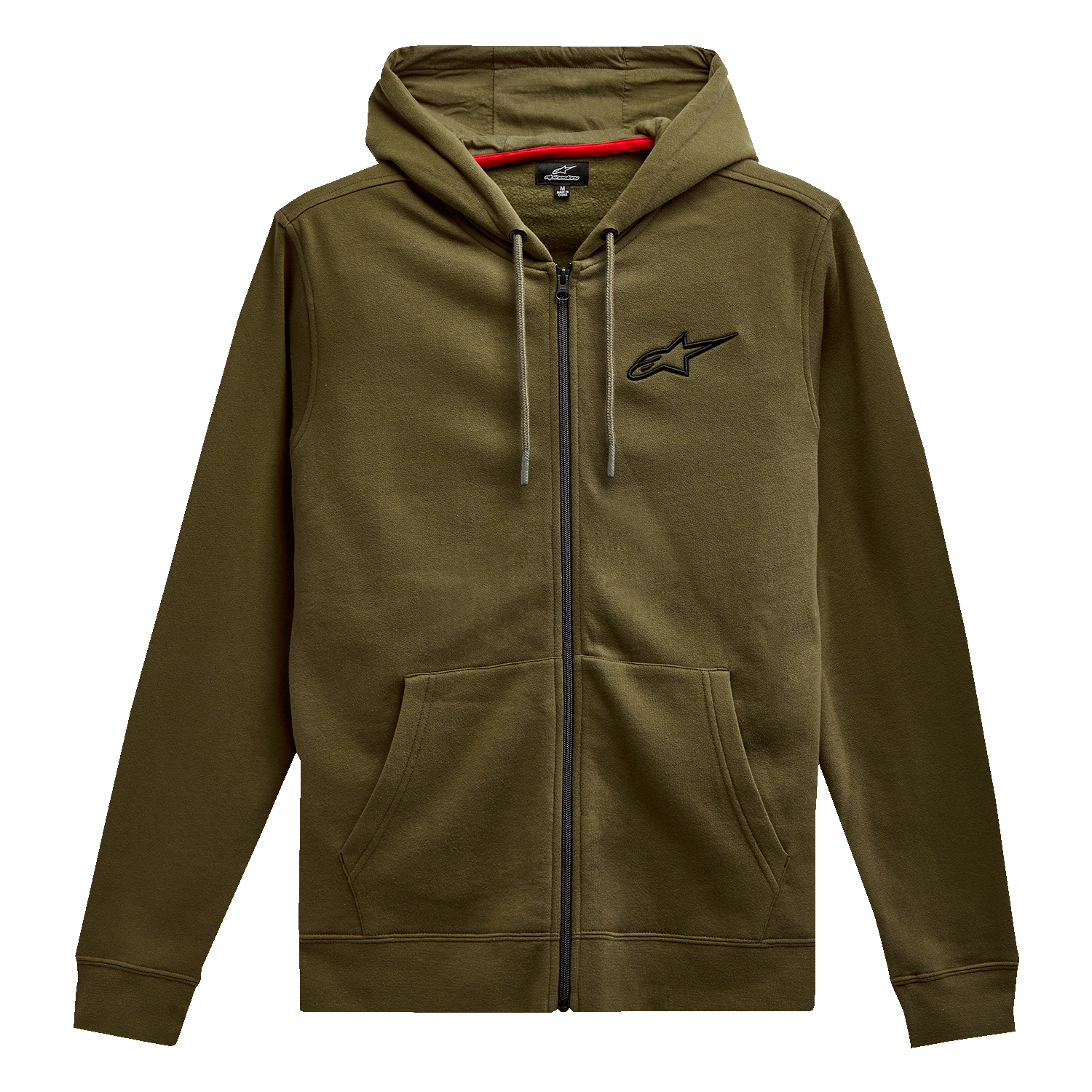 ALPINESTARS Ageless Zip Hoodie - Military/Black - Large 1212536006910L