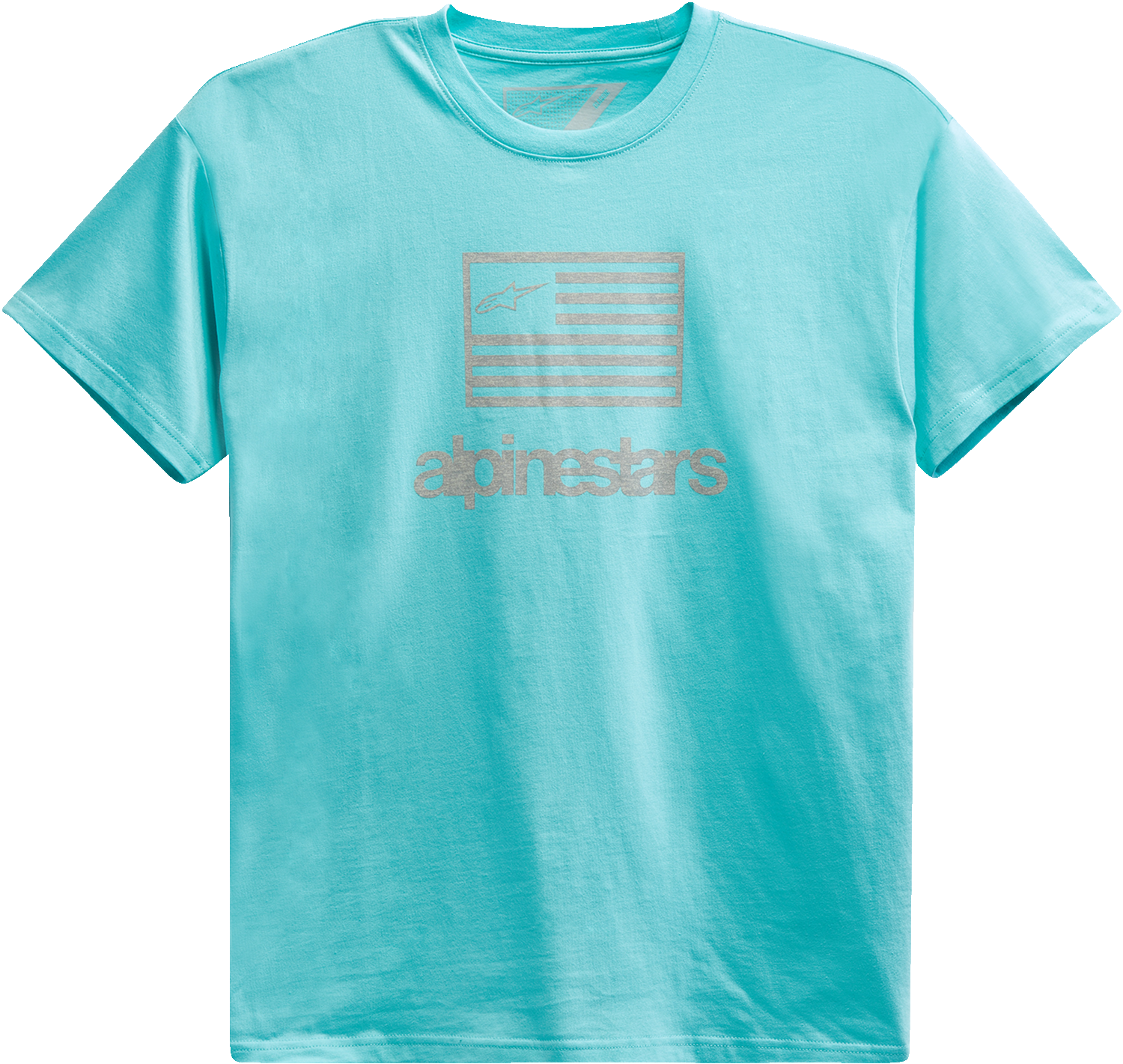 ALPINESTARS Flag T-Shirt - Light Aqua - Large 1213726207206L