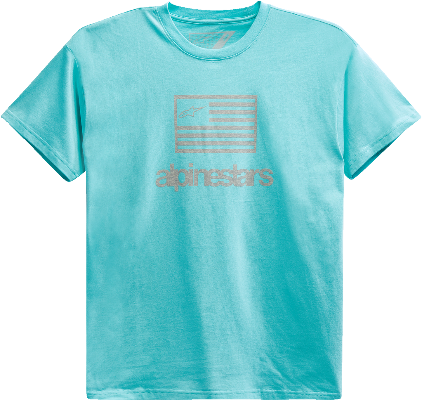 ALPINESTARS Flag T-Shirt - Light Aqua - XL 1213726207206XL