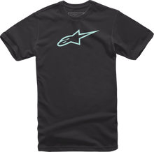 ALPINESTARS Ageless T-Shirt - Black/Mint - Medium 1032720301087M