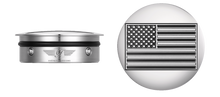 FIGURATI DESIGNS Swing Arm Covers - Contrast Cut - Silver FD26R-AF-CC-SS