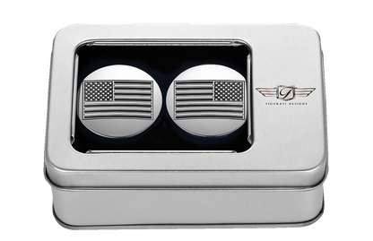 FIGURATI DESIGNS Swing Arm Covers - Contrast Cut - Silver FD26R-AF-CC-SS