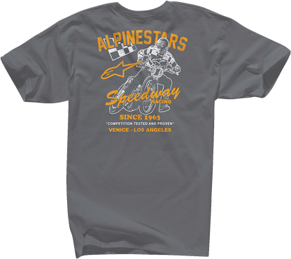 ALPINESTARS Speedway T-Shirt - Charcoal - XL 12137260018XL