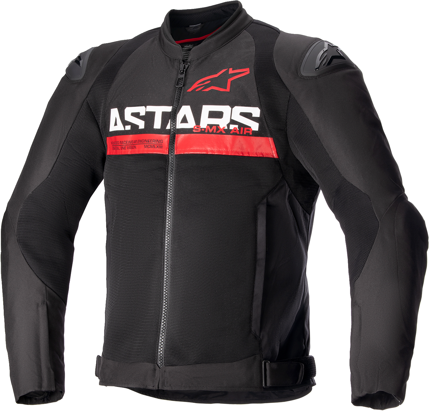 ALPINESTARS SMX Air Jacket - Black/Bright Red - 4XL 3306523-1303-4X