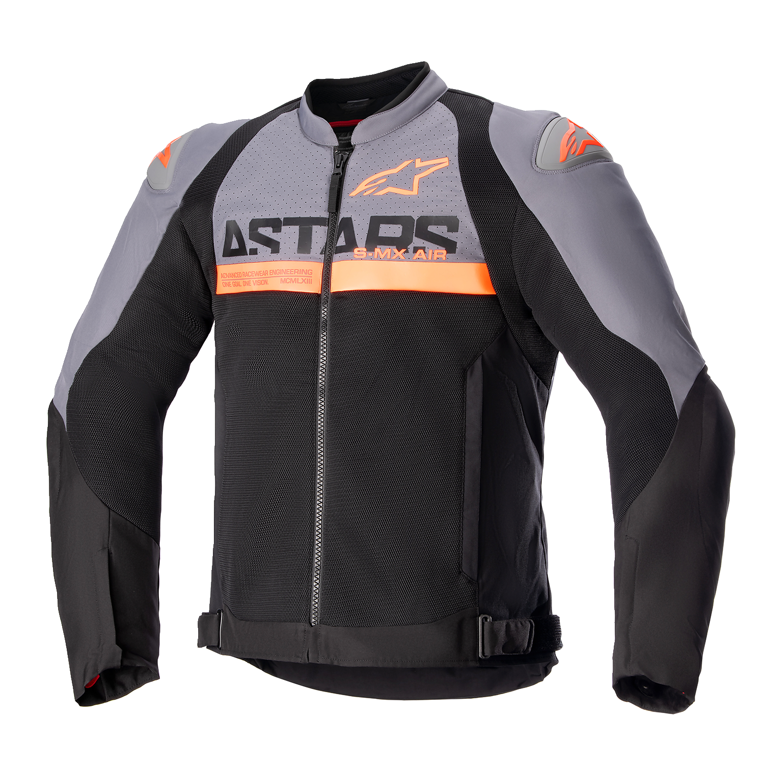 ALPINESTARS SMX Air Jacket - Dark Gray/Black/Orange Fluo - 3XL 3306523-914-3XL