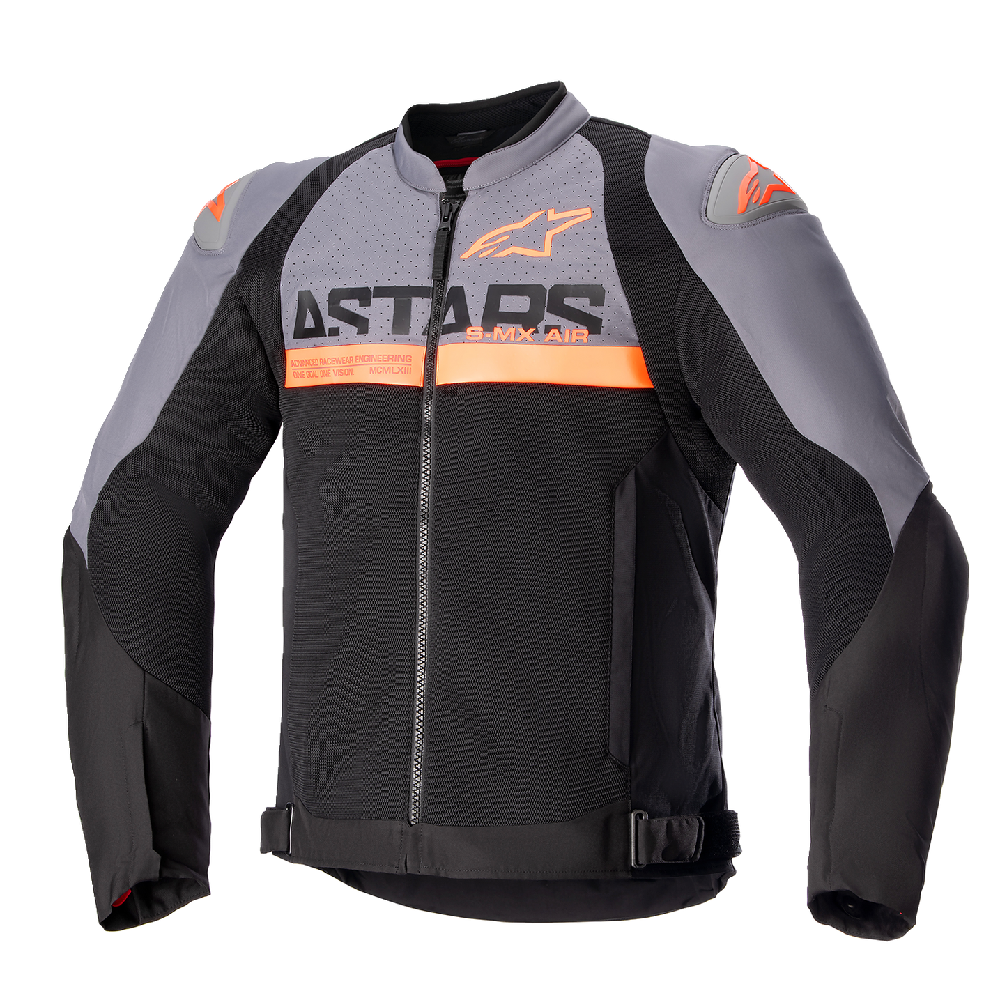 ALPINESTARS SMX Air Jacket - Dark Gray/Black/Orange Fluo - Medium 3306523-914-M