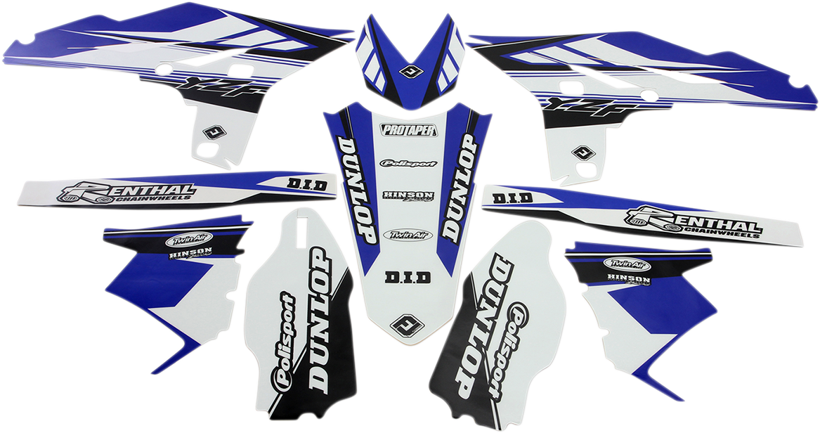 FLU DESIGNS INC. PTS 6 Graphic Kit - YZ 125/250 31181