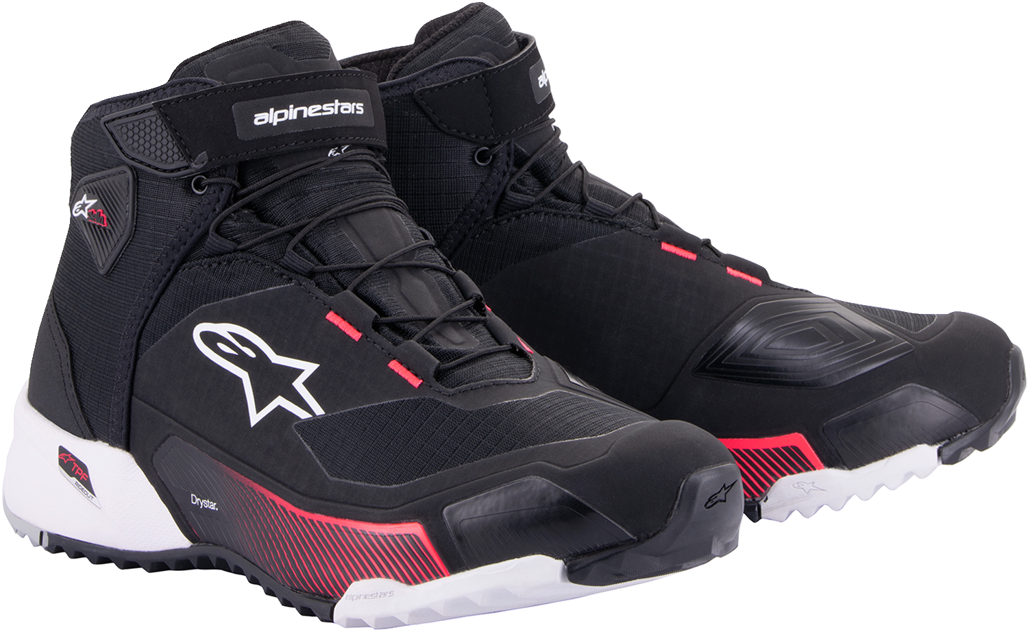 ALPINESTARS Stella CR-X Drystar® Shoes - Black/White/Pink - US 7 261152318327