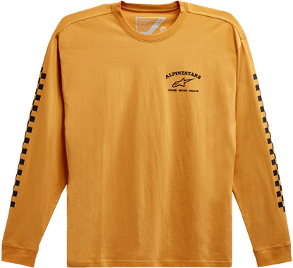 ALPINESTARS Sunday Long-Sleeve T-Shirt - Gold - Medium 12137184059M