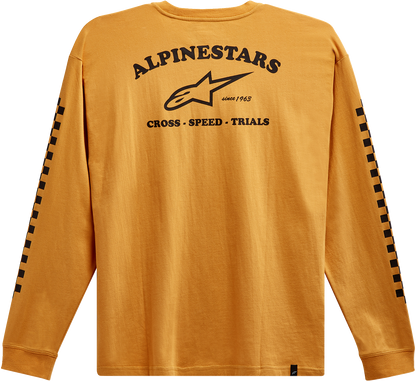 ALPINESTARS Sunday Long-Sleeve T-Shirt - Gold - Medium 12137184059M