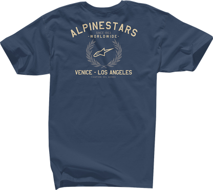 ALPINESTARS Wreath T-Shirt - Navy - 2XL 12137258070XXL