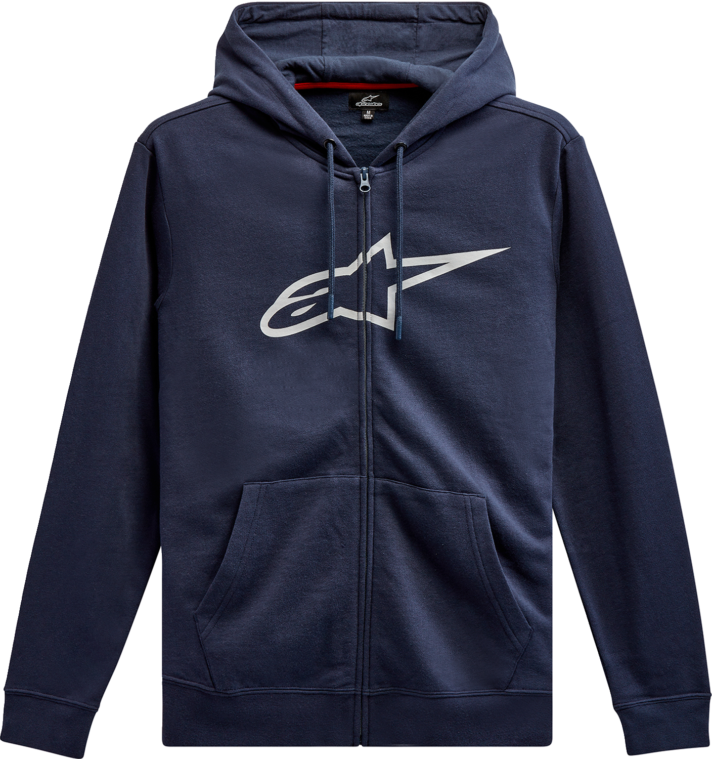 ALPINESTARS Ageless II Zip Hoodie - Navy/Gray - Large 1038530527011L