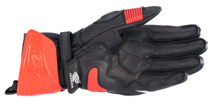 ALPINESTARS Honda GP Pro R3 Gloves - Black/Bright Red/Blue - XL 3556223-1317-XL