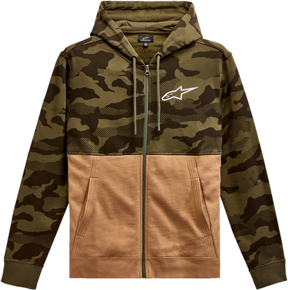 ALPINESTARS Camo Block Hoodie - Military/Sand - 2XL 12135105069232X