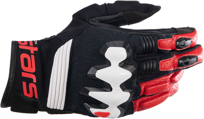 ALPINESTARS Halo Gloves - Black/White/Bright Red - Small 3504822-1304-S