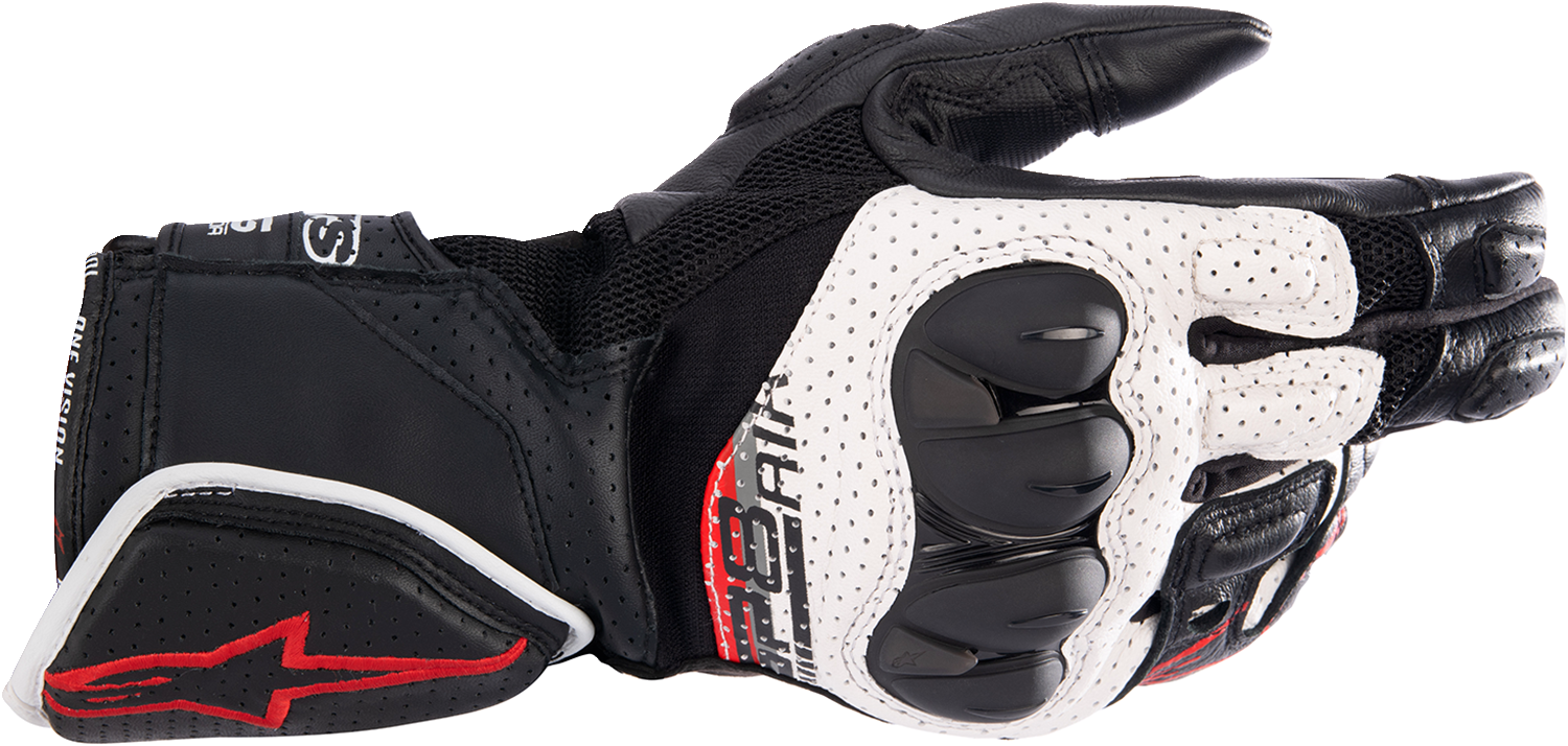 ALPINESTARS SP-8 V3 Air Gloves - Black/White/Bright Red - XL 3558621-1304-XL