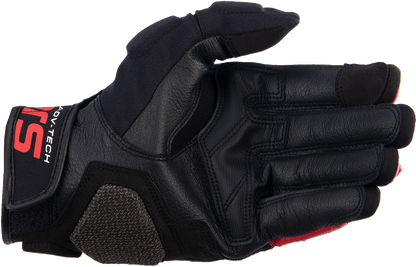 ALPINESTARS Halo Gloves - Black/White/Bright Red - Large 3504822-1304-L