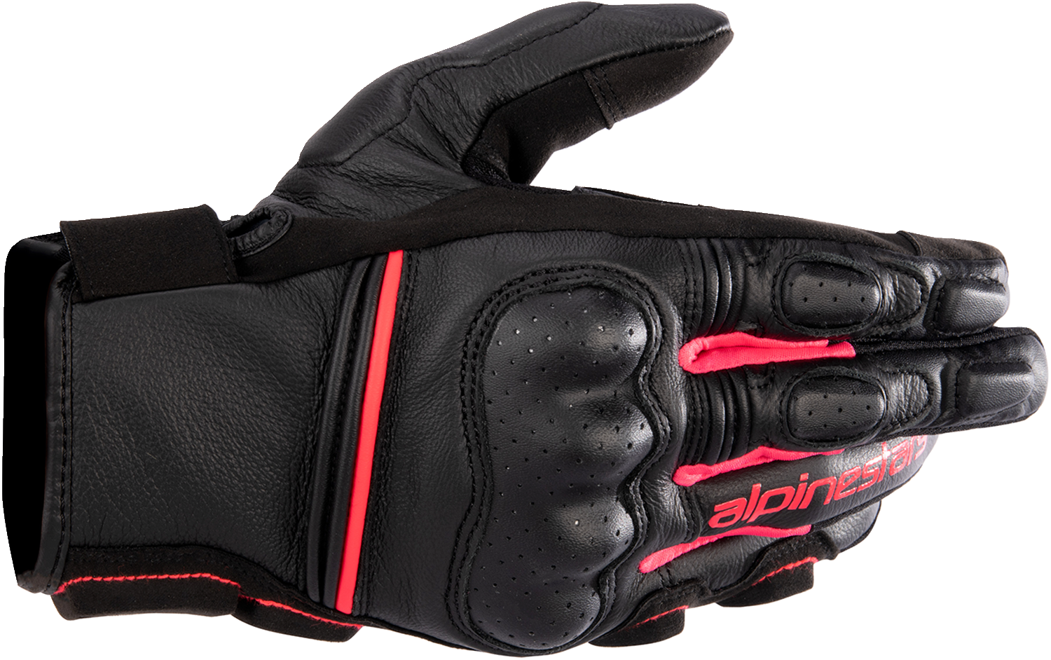 ALPINESTARS Stella Phenom Gloves - Black/Diva Pink - Large 3591723-1839-L