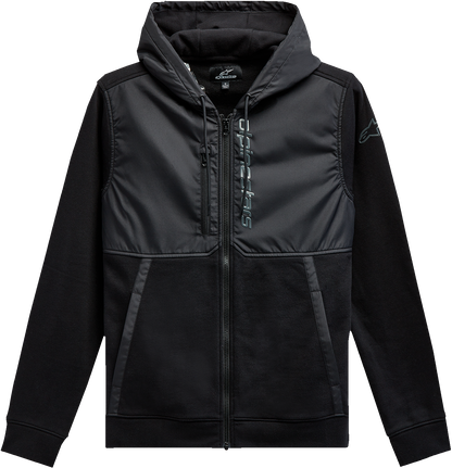 ALPINESTARS Aligned Zip Hoodie - Black/Black - Medium 1213510001010M
