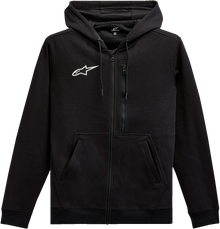 ALPINESTARS Asymmetrical Zip-up Hoodie - Black - 2XL 12135103010XXL