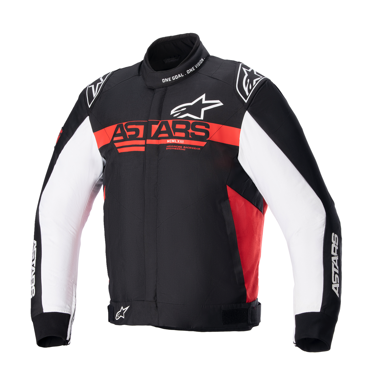 ALPINESTARS Monza Sport Jacket - Black/Bright Red/White - 2XL 3306723-1342-2X