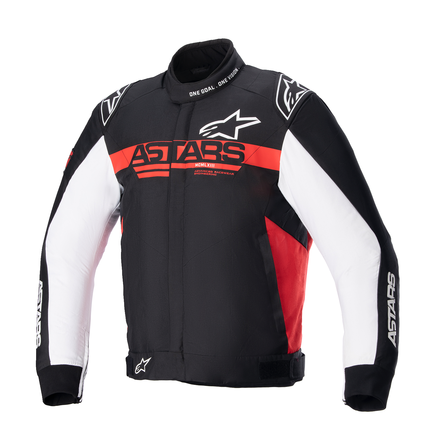 ALPINESTARS Monza Sport Jacket - Black/Bright Red/White - Medium 3306723-1342-M