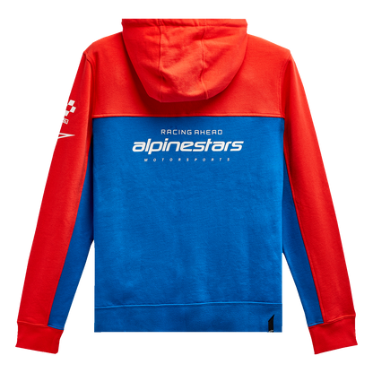 ALPINESTARS H Block Hoodie - Warm Red/Bright Blue - Medium 1213510703171M