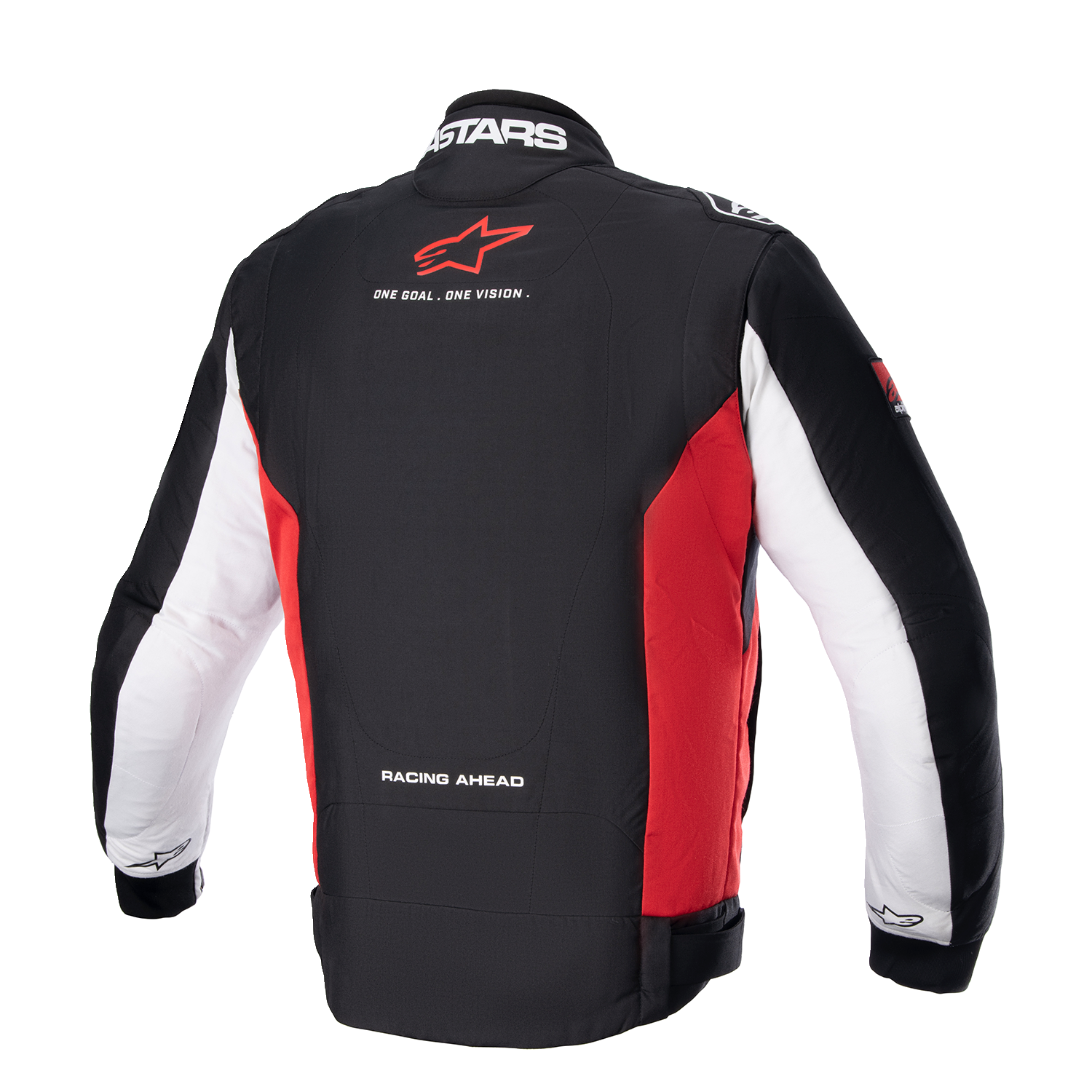 ALPINESTARS Monza Sport Jacket - Black/Bright Red/White - Large 3306723-1342-L