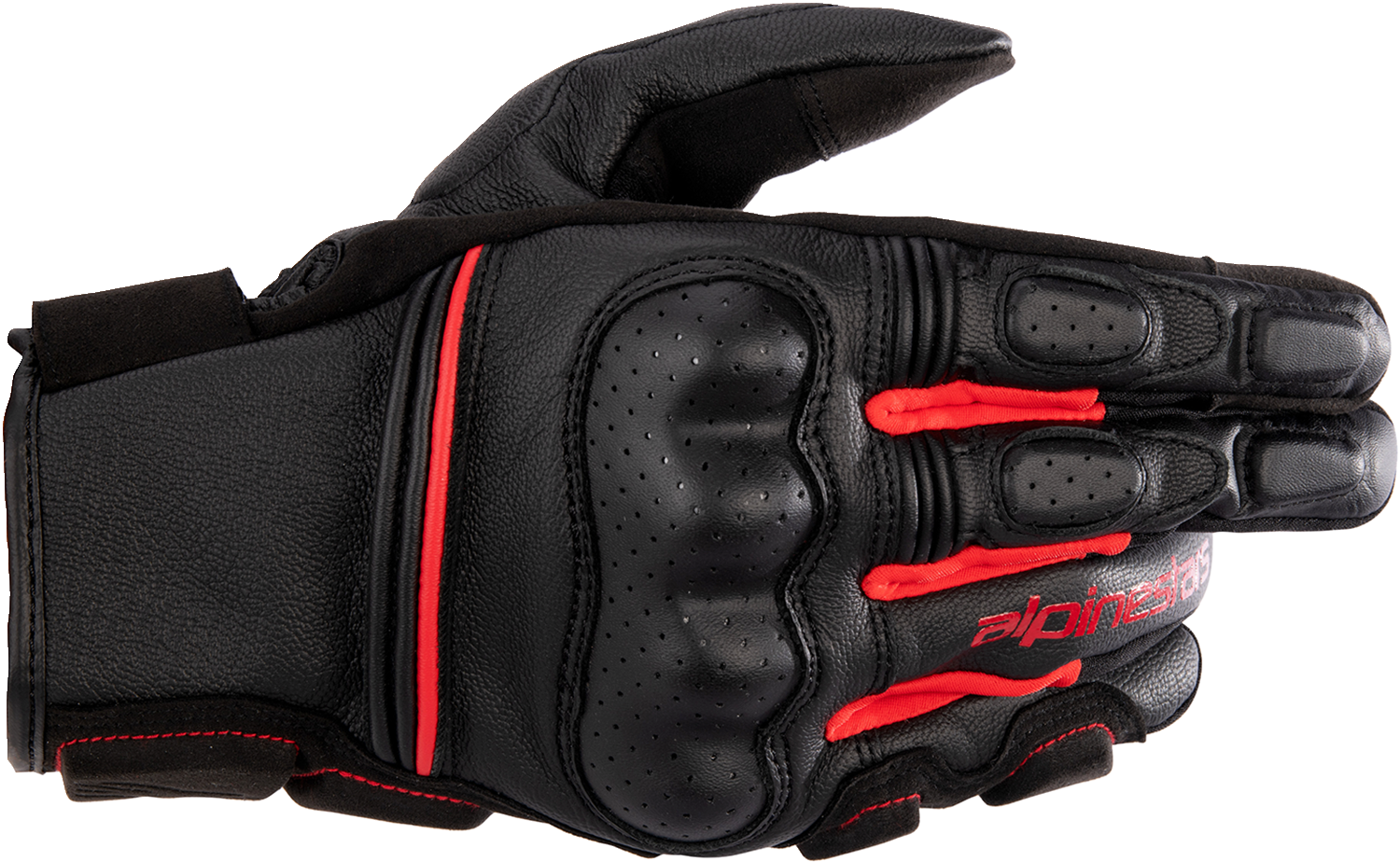 ALPINESTARS Phenom Gloves - Black/Bright Red - 2XL 3501723-1303-2X