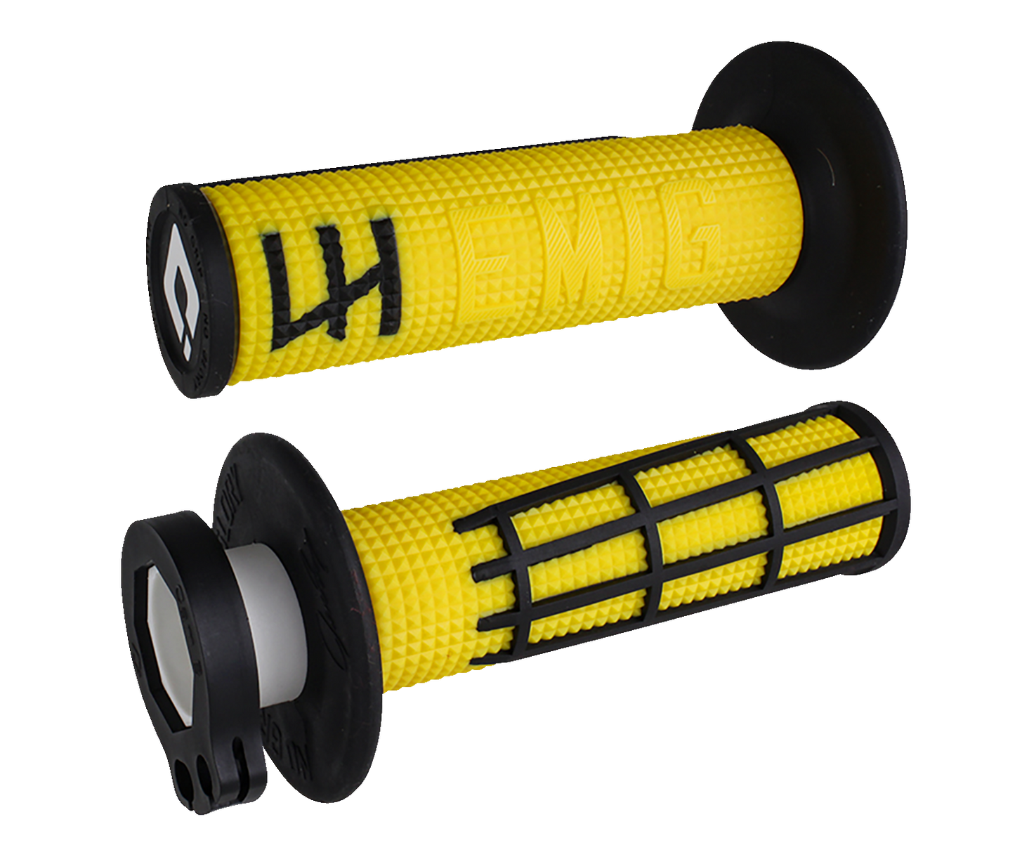ODI EMIG 2.0 Lock-On Grips - Yellow/Black H36E2YB